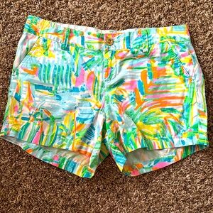 Lilly Pulitzer "The Callahan" Sea Salt and Sun Multi-Colored Shorts